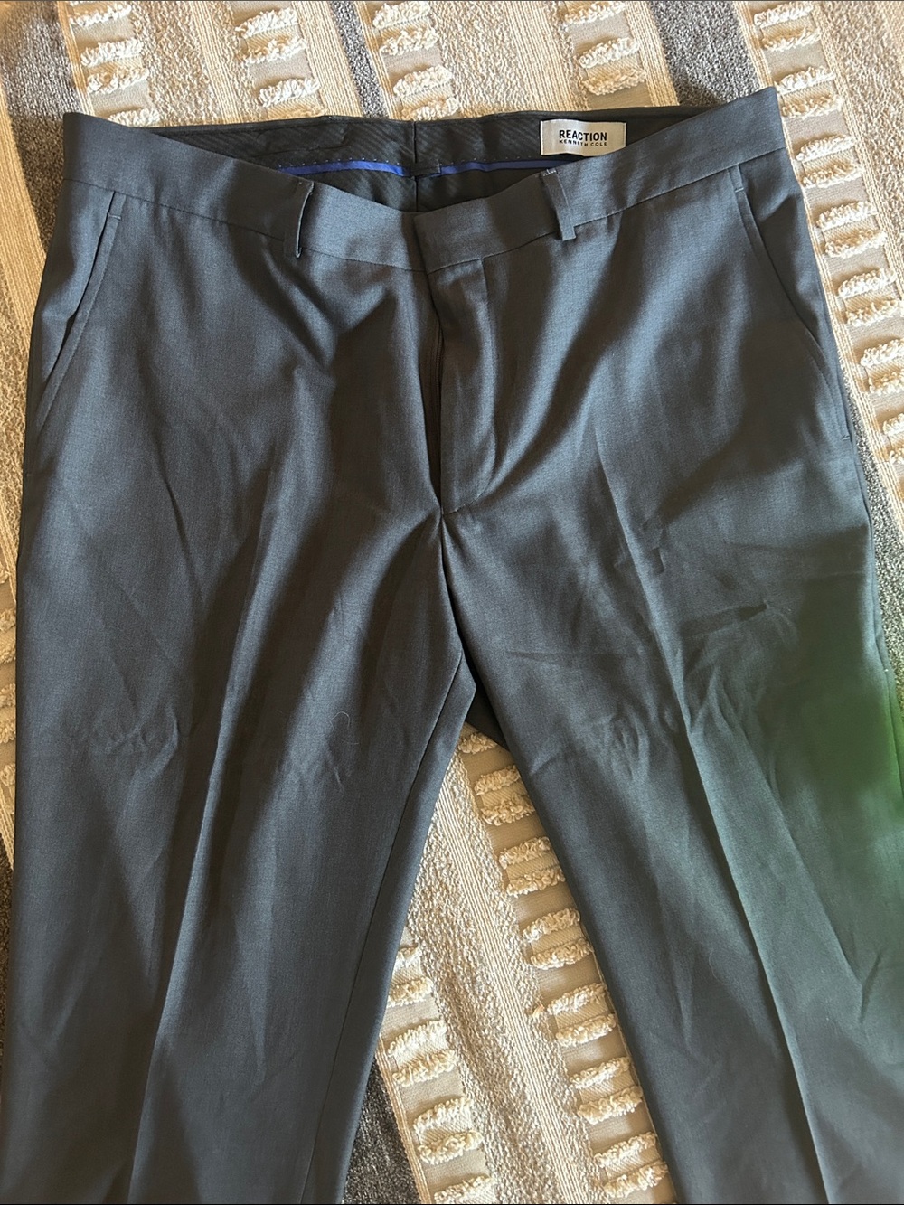 Kenneth Cole Reaction Men's Charcoal Dress Pants